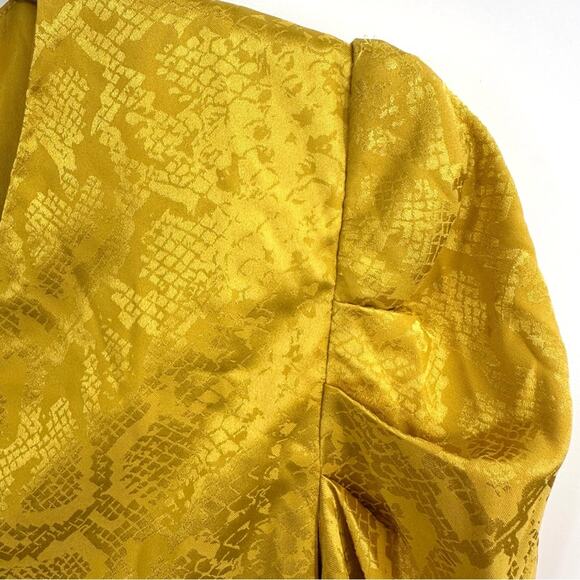 Wayf Sav jacquard snakeskin bodysuit Size L - Picture 6 of 11